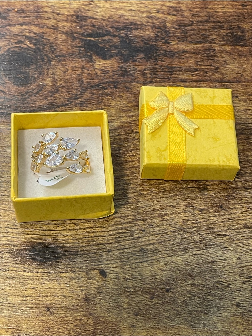 Bomb Party 2025 April Ring CZ on Gold Size 8
